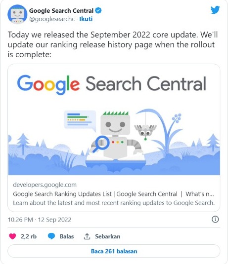 Update Algoritma Google terbaru 2022 yang penting Anda ketahui